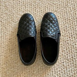 Steve Madden Quilted Black Sneakers